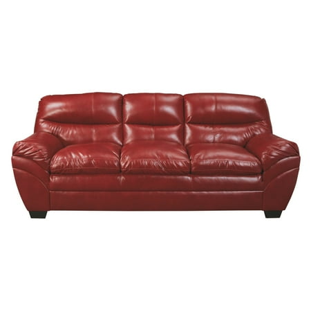 UPC 024052335187 product image for Ashley Tassler DuraBlend Leather Sofa in Crimson | upcitemdb.com