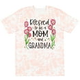thumbnail image 3 of Inktastic Blessed to Be a Mom and Grandma Pink Flowers T-Shirt, 3 of 5
