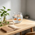 thumbnail image 6 of Plastic Fish Tank for Desktop, Clear Mini Aquarium with Hydroponics Basket for Living Room, Bedroom, Tabletop Ornament, Topliu, 6 of 6