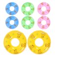 thumbnail image 1 of WHAMVOX 8pcs Micro Landscape Life Buoy Green PVC Floating Ring For Outdoor Adventure, 1 of 8