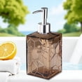 thumbnail image 4 of Glass Soap Dispenser Refillable Pump Bottle Leak Proof Smooth Dispensing Decorative Bathroom Accessory Countertop Organizer for Bathroom Kitchen Sink Home Use, 4 of 6
