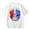 White, variant on 250 Anniversary Usa Shirt Summer Tops Graphic Tees for Girls and Boys Stylish Printed Short Sleeve Round Neck Comfortable Casual Daily Everyday Wear Beige