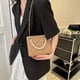thumbnail image 2 of Bolso Bolso de mujer PU perla elegante casual femenino embrague bandolera (caqui) Likrtyny Para Estrenar, 2 of 3