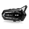 thumbnail image 1 of BT31 Motorcycle Helmet Headset Bluetooth Moto Intercom 500m For 2 Rider Interphone Waterproof IPX6 With 1000mAh Battery, 1 of 5
