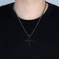 thumbnail image 3 of Men's Stainless Steel Nail Cross Pendant Necklace Birthday Valentiens Christmas Gifts, 3 of 7