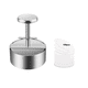 thumbnail image 1 of Prensa Hamburguesas Molde Manual 12cm Malubero, Plateado, 1 of 5