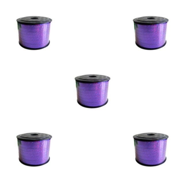 Moyic Cinta roja fácil de usar para envolver regalos y suministros para manualidades DIY Cadena de globos arcoíris colorido rizado púrpura Type2 NO2