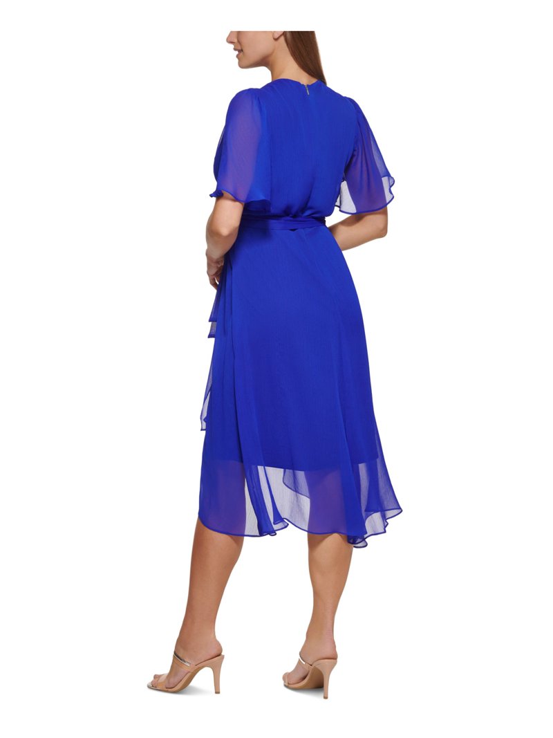 ivory midi dress long sleeve Zapakasa Women Ivory Tiered Midi Bridal Dress with Ruffles A Line Long  Sleeves Engagement Dress