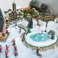 thumbnail image 5 of Christmas Fairy Garden Fence Christmas Picket Miniature Landscape Fence Wooden Decorative Picket Christmas Fairy Garden Accessories for Dollhouse Mini Village Landscape 2 Pieces 35 inch White, 5 of 7