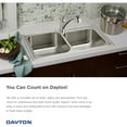 thumbnail image 3 of Elkay Dayton Stainless Steel 33" x 22" x 6-9/16", Equal Double Bowl Drop-in Sink, 3 of 6