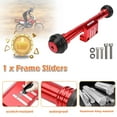 thumbnail image 3 of ALLTIMES Motorcycle Frame Sliders for Honda XR650L 1993-2023, Red Anodized CNC 6061-T6 Billet Aluminum & Delrin, 3 of 9