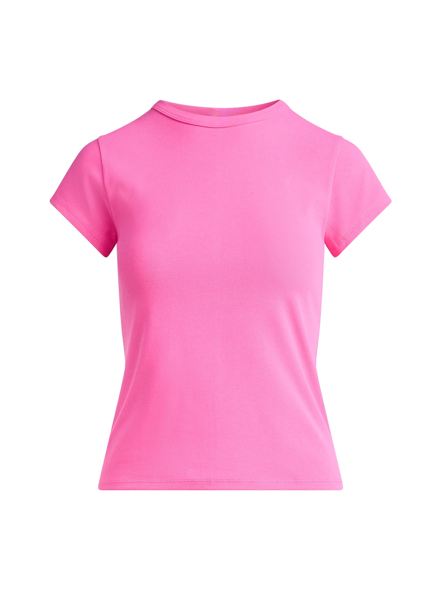 Free Assembly Women's and Women's Plus Cap Sleeve Tee, Sizes XS-4X