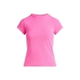 thumbnail image 4 of Free Assembly Women's and Women's Plus Cap Sleeve Tee, Sizes XS-4X, 4 of 5