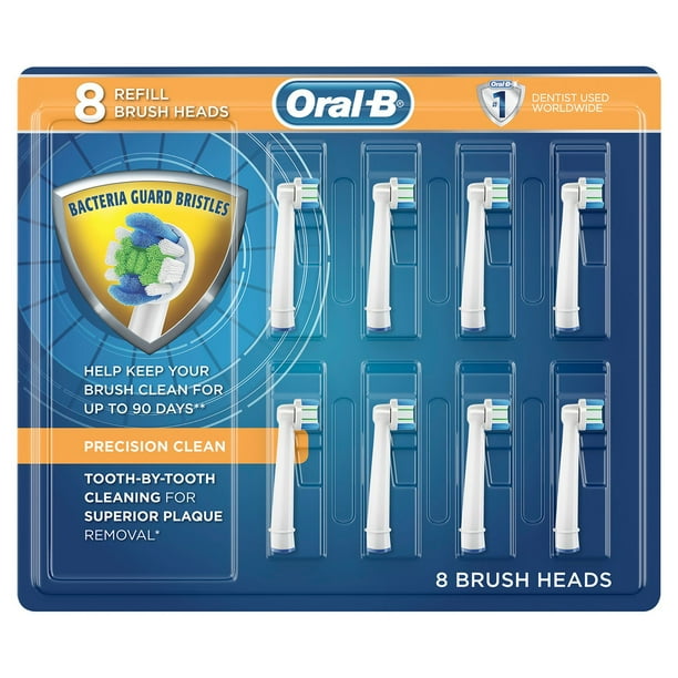 OralB Replacement Brush Heads, Precision Clean (8 ct.)