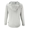 thumbnail image 3 of Women's-Cutter & Buck  Gray D.C. United Coastline Epic Comfort Eco Recycled Quarter-Snap Raglan Hoodie Top, 3 of 3