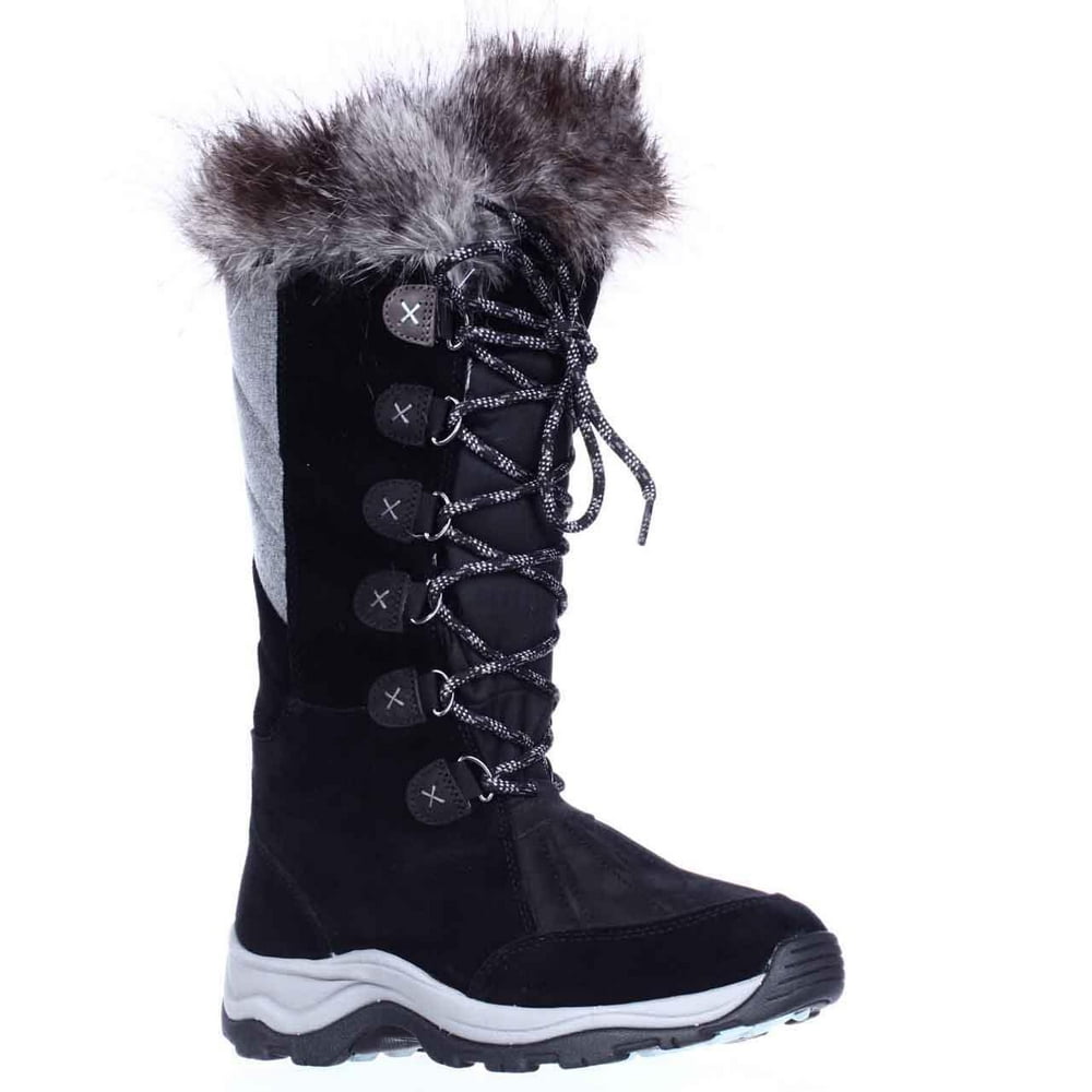 Clarks Womens Clarks Wintry Hi Waterproof FLeece Lined Lace Up Winter