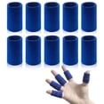 thumbnail image 1 of Protège-doigts pour Blessure Bandage pour Doigt, Couvre-Doigt Extensible pour Basketball Protection des Doigts 10 Pcs, 1 of 6