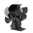 thumbnail image 2 of Fireplace Fan, Aluminum 6 Blades Effective Stove Fan  For Home S,L, 2 of 8
