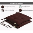 thumbnail image 3 of Vargottam Set of 2 Comfortable Chair Pads Seat Cushion with Full-Length Ties for Non-Slip Support Polyester Filling for Dining | Office | Kitchen Reduces Pressure & Washable, 3 of 9