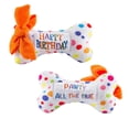 thumbnail image 3 of Happy Birthday Squeaker Bone Dog Toy, 3 of 3
