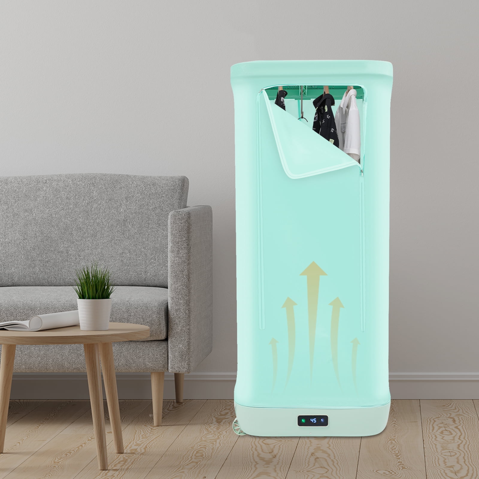 Portable Clothes Dryer Mini Electric Wardrobe Clothing Drying Machine Freestand for Homes, Dormitories