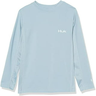 HUK Kids' Printed Long Sleeve Shirt +Sun Protection