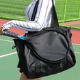 thumbnail image 5 of DAMIFU Large Capacity Racket Bag Women\'S Tennis Bag Badminton Bag Pickleball Tote Bag Badminton Tennis Racket Messenger Bag With Racket, 5 of 6