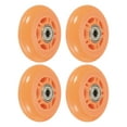 thumbnail image 1 of Unique Bargains Roues de Skate en Ligne avec Roulements 82A Remplacement de Patin, Orange Pack de 4, 1 of 5