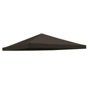 Gazebo 9.9’ x 9.9’ One-tier Replacement Canopy, 300D Polyester with UV Blocking