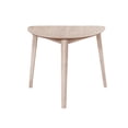thumbnail image 3 of New Classic Furniture Oscar Wood Corner Dining Table in White Ash, 3 of 5