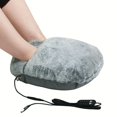 thumbnail image 1 of SNNROO USB-Powered Plush Foot Warmer with 5 Adjustable Temperatures and Timer Settings - Washable  Soft Faux  Fur Heating Pad, 1 of 6