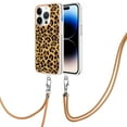 thumbnail image 2 of TECH CIRCLE For iPhone 12 Pro Max Case,Stylish Pattern Soft Slim Thin Silicone TPU Girls Boys Women Men Case Shockproof Protective Phone Case with Strap for Apple iPhone 12 Pro Max 6.7" 2020,Leopard, 2 of 7