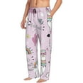 thumbnail image 2 of Disketp No Drama Llama Men'S Pajama Pants - Ultra Soft Fleece Sleep And Lounge Pants (Size: S-Xxl), 2 of 9