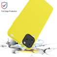 thumbnail image 4 of TORUBIA For iPhone 11 6.1 Inch Back Case Slim Fit Soft TPU Phone Case Built-in Velvet Material Anti-Scratch Protective Cover,Full Body Protection Liquid Silicone (Lemon yellow), 4 of 8