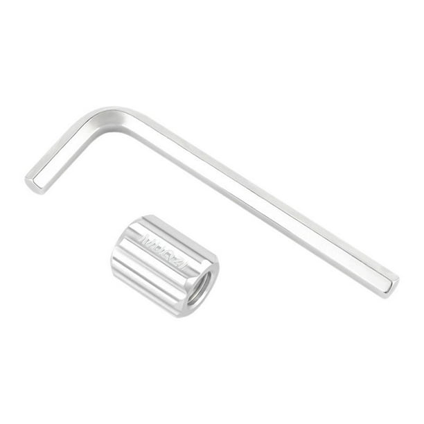 Herramienta de extracción del brazo de la biela de la bicicleta de montaña, reparación de la biela de la bicicleta, llave Allen hexagonal Plata