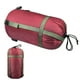 thumbnail image 5 of Saco de dormir de compresión, saco de dormir portátil, bolsas de almacenamiento para acampar, senderismo y mochilerismo (clarete), 5 of 6
