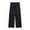 Black, variant on Little Girls Cargo Pants Wide Leg Casual Stretchy Elastic Waist Outfit With Sneakers Clothes for Kids Size 6-7T