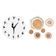 thumbnail image 1 of Reloj De Pared Con Bailarina De Baile, Movimiento Silencioso Y Tejido De Ratán único, Ideal Para Decorar El Hogar, La Oficina, La Cocina, El Salón De Té, El Pasillo Y El Dormitorio., 1 of 8