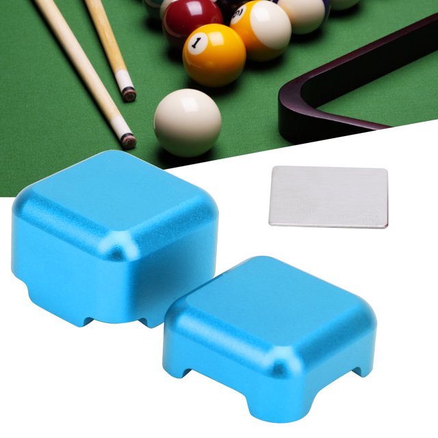 FLAMEEN Cue Chalk Case, Removable Cue Tip Chalk Holder, Billiard For Snooker