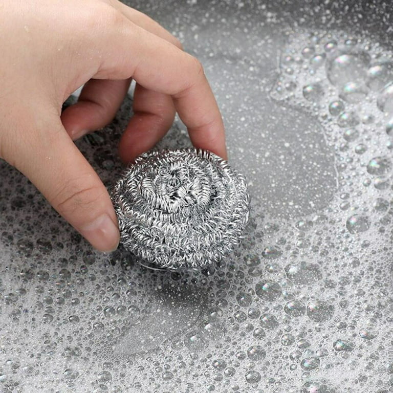 Promotion! Stainless Steel Scrubbers Cast Iron Cleaner Chainmail Scrubber  For Cast Iron Pan 