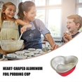 thumbnail image 4 of Heart Cake Pan Aluminum Cake Pans With Lids For Baking 20pcs Cheesecakes Liners Cups For Christmas Dessert Baking Cups Pans For, 4 of 5