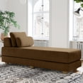 thumbnail image 5 of Jaxx 18962690 Balshan Chaise Lounge Daybed, Toffee, 5 of 5