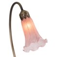 thumbnail image 3 of 16" High Pink Tiffany Pond Lily Accent Lamp, 3 of 7