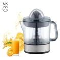 thumbnail image 1 of Presse-agrumes Électrique 24oz Presse-Agrumes Orange Citron Presseur Activé par la Pression Rendement Élevé Grand Volume Contrôle de Pulpe Réglable Compatible Lave-Vaisselle Noir Argent, 1 of 7