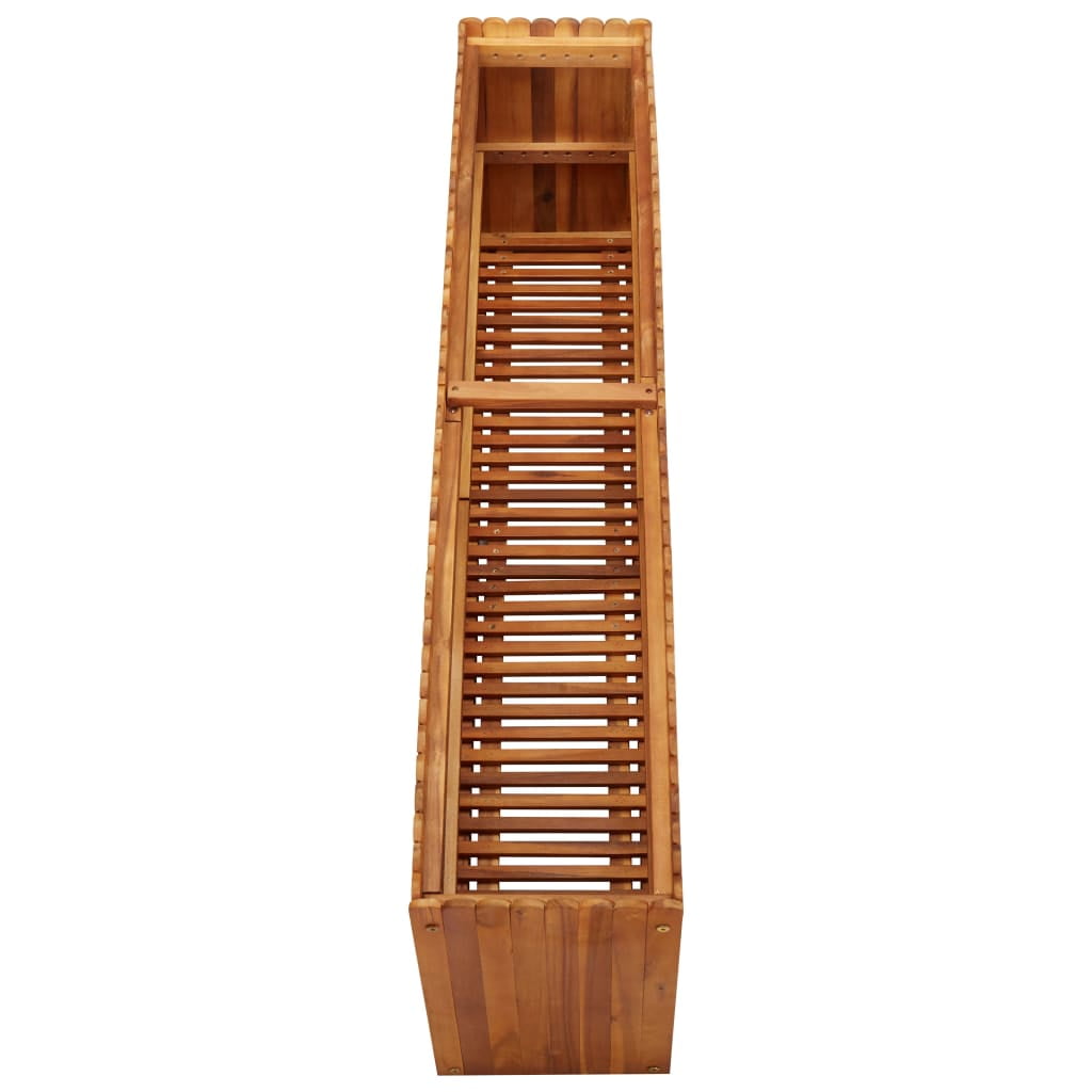 Kepooman Outdoor Garden Bed, Solid Wood Raised Planter Box for Home, 59" x 11.8" x 19.6" Kepooman Outdoor Garden Bed, Solid Wood Raised Planter Box for Home, 59" x 11.8" x 19.6"