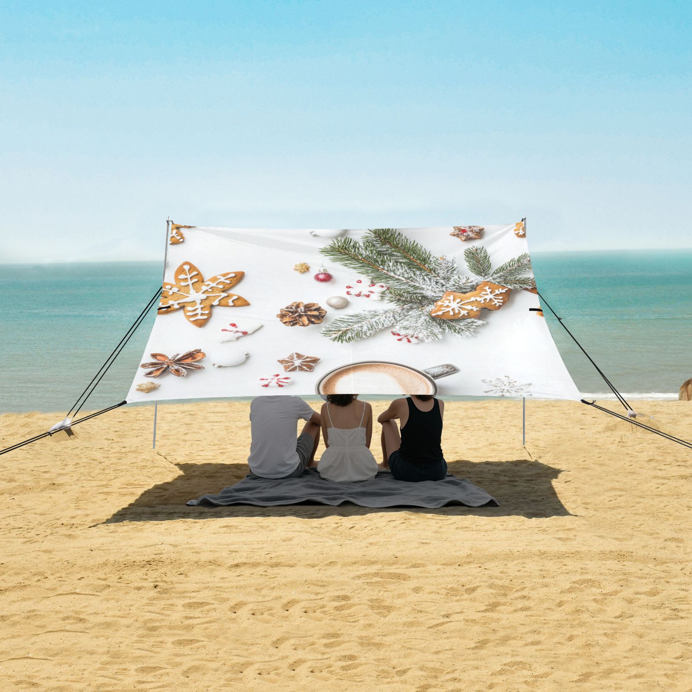 Lovin‚Äô Summer Bahamas Portable Sun Shelter Beach Tent - UV 