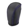thumbnail image 1 of Cubierta de palanca de cambio de marchas, embellecedor de perilla de palanca de cambios Interior automotriz para Volkswagen Atlas 2018-2022, puntos negros y azules, 1 of 7