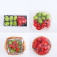 thumbnail image 2 of Envolturas 100 Uds. Cubierta Desechable Para Almacenamiento De Alimentos, Envolturas Elásticas Para Alimentos, Envoltura Transparente Inofensiva, Cubierta Para Alimentos Para El Hogar, 2 of 5