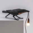 thumbnail image 3 of Lámpara de de resina, aplique de mesa, luz nocturna, decoración de escritorio para dormitorio Negro, 3 of 9