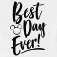 thumbnail image 2 of Toddler's Mickey & Friends Best Day Ever Silhouette Logo  Graphic Tee White 2T, 2 of 3